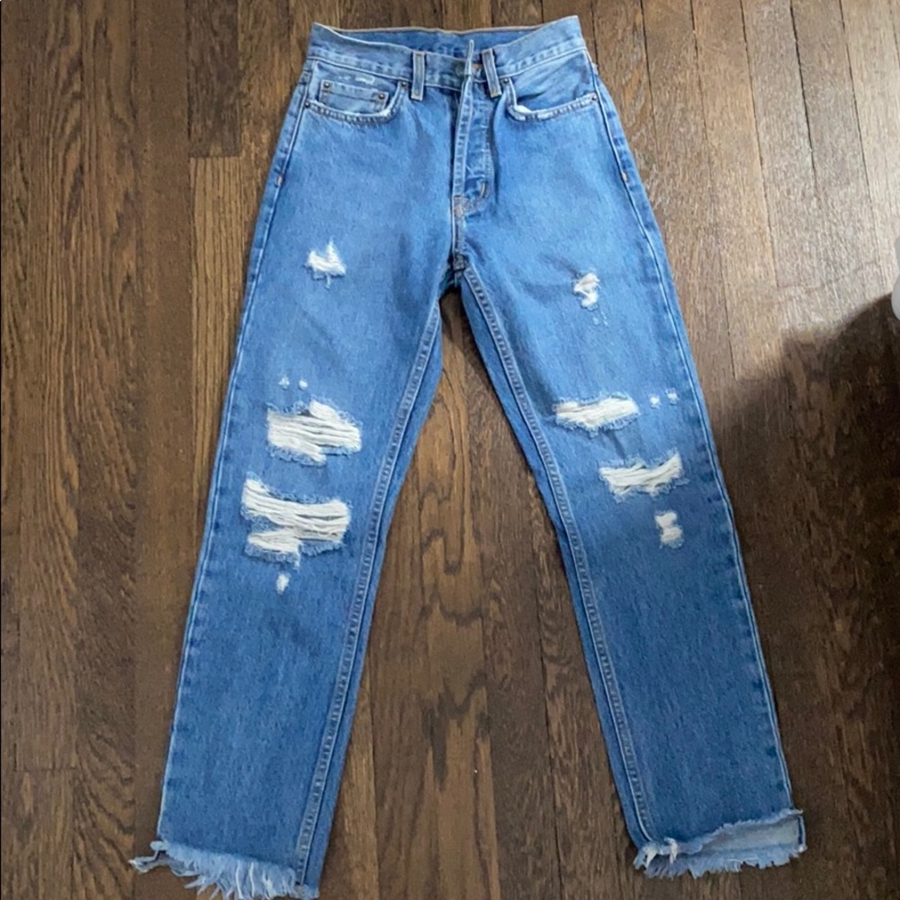 NWOT Carmar denim mom jeans